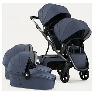 Voziček za dvojčke NUVO Blue Slate Voziček za dvojčke NUVO Blue Slate
