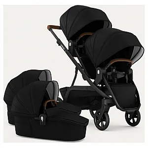 Voziček za dvojčke NUVO Black Voziček za dvojčke NUVO Black