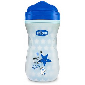 Lonček Shiny Cup Blue 14m+, 260 ml