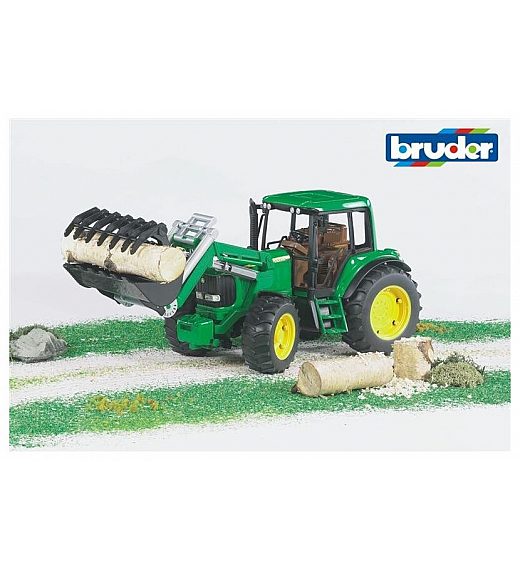 TRAKTOR JOHN DEERE S UTOVARIVAČEM 02052