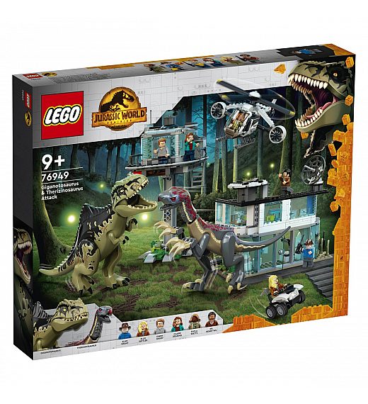 Lego® Jurassic World™ 76949 Napad gigantozavra in terizinozavra