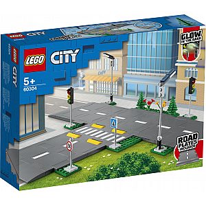 LEGO kocke CITY Ploče za cestu 60304