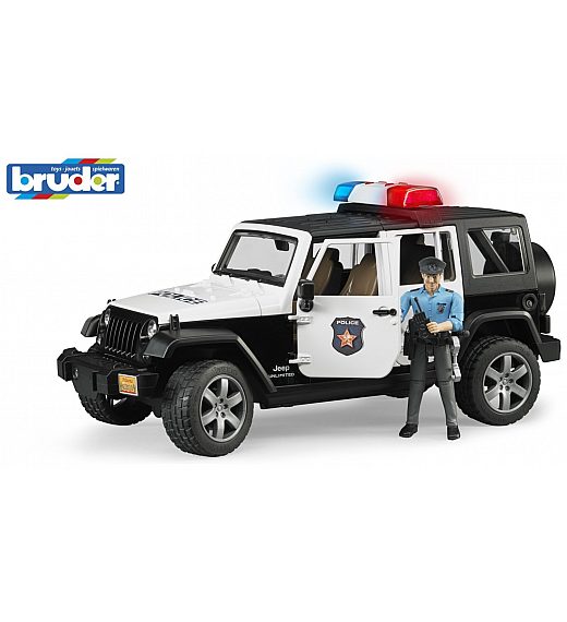 Bruder policijski Jeep Wrangler 02526