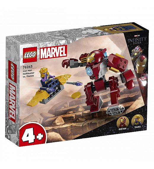 Lego kocke Super Heroes Iron Manov Hulkbuster protiv Thanosa 76263