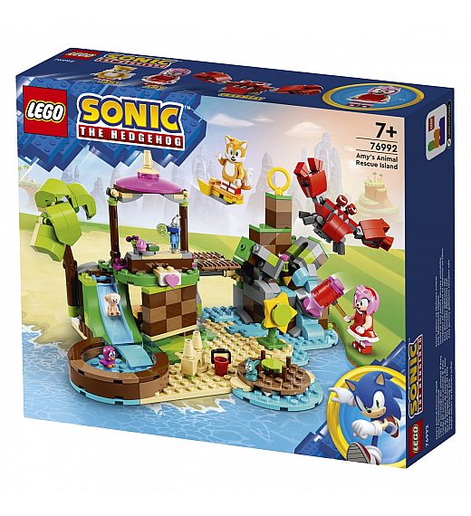 Lego kocke Sonic Amyjin otok za reševanje živali 76992