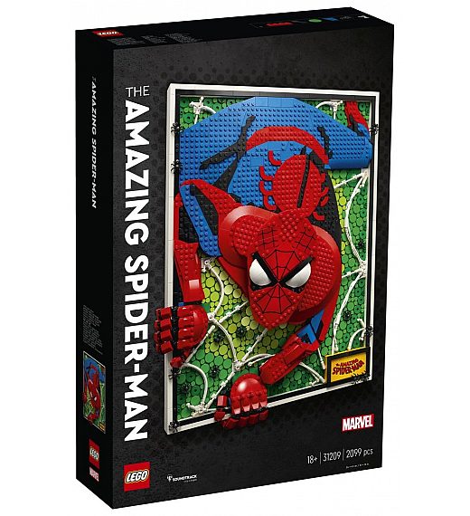 Lego kocke Art Osupljivi Spider-Man 31209