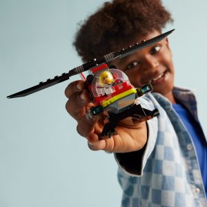 Lego kocke City Helikopter za reševanje iz požarov 60411