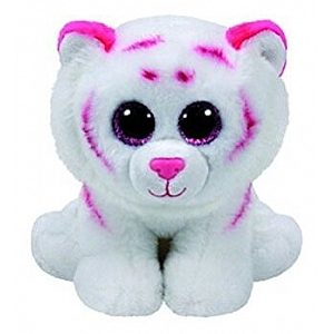 TY Beanie Boos TABOR - belo/roza tiger (15 cm) 42186