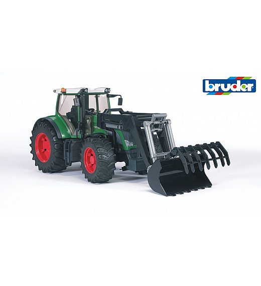 Bruder traktor Fendt 936 Vario z nakladalko 03041