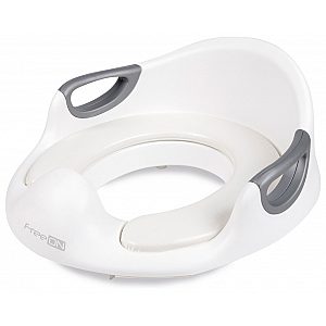 Nastavek za WC z naslonom white/gray