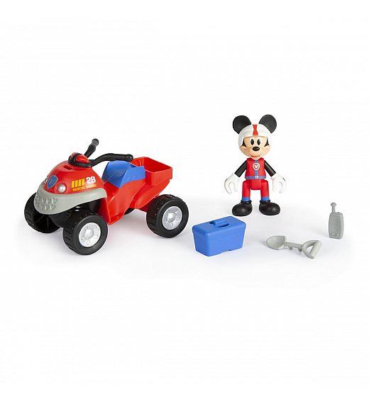 Imc Toys figura Mickey in super vozilo quad 181915