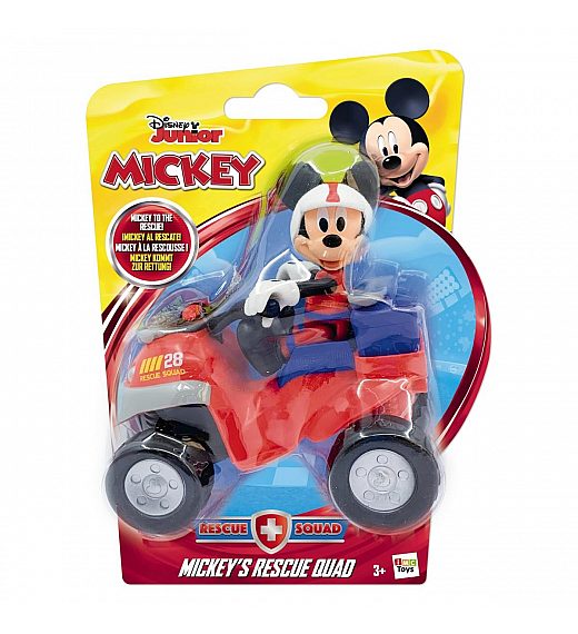 Imc Toys figura Mickey in super vozilo quad 181915