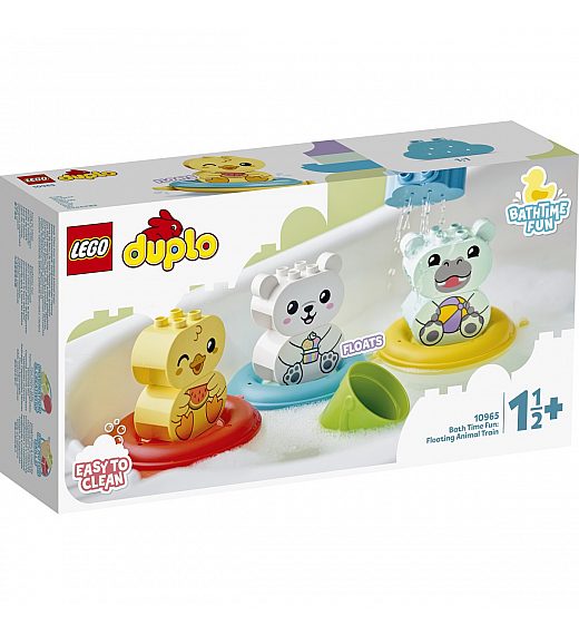 LEGO® DUPLO® 10965 Zabava med večernim kopanjem: Plavajoči živalski vlak