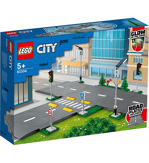 LEGO kocke CITY Ploče za cestu 60304