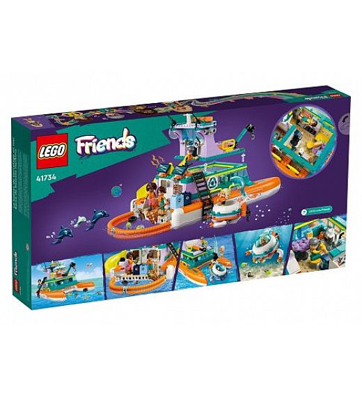 Lego kocke Friends Pomorski reševalni čoln 41734