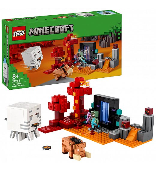 Lego kocke Minecraft Zaseda pri portalu v Nether 21255