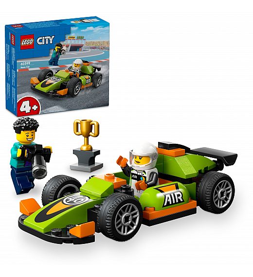 Lego kocke City Zeleni dirkalni avto 60399