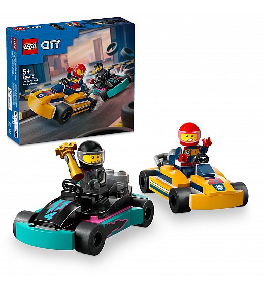 Lego kocke City Gokarti in dirkalci 60400