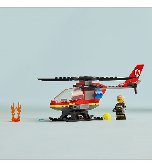 Lego kocke City Vatrogasni helikopter 60411