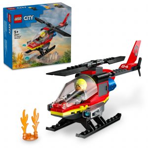 Lego kocke City Helikopter za reševanje iz požarov 60411