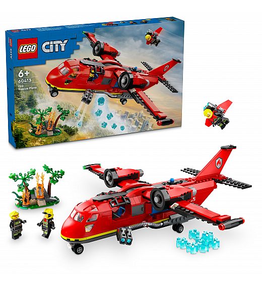 Lego kocke City Vatrogasni avion 60413