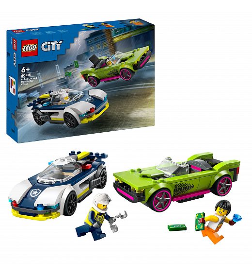 Lego kocke City Utrka policijskog i sportskog auta 60415