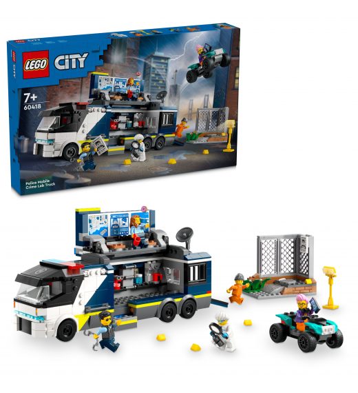 Lego kocke City Kamion s forenzičkim laboratorijem 60418