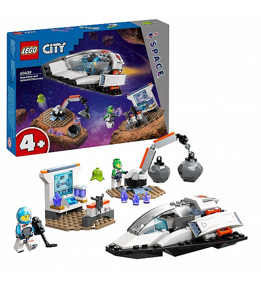 Lego kocke City Svemirski brod i otkriće asteroida 60429