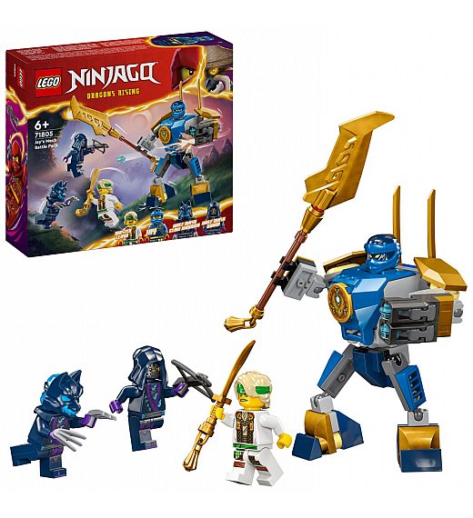 Lego kocke Ninjago Jayev bojni paket z robotskim oklepom 71805