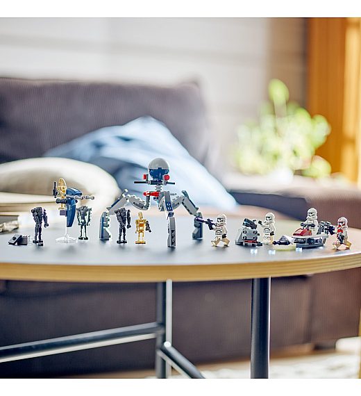 Lego kocke Star Wars Bojni komplet: klonirani vojnik i bojni droid 75372