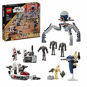 Lego kocke Star Wars Bojni komplet: klonirani vojnik i bojni droid 75372