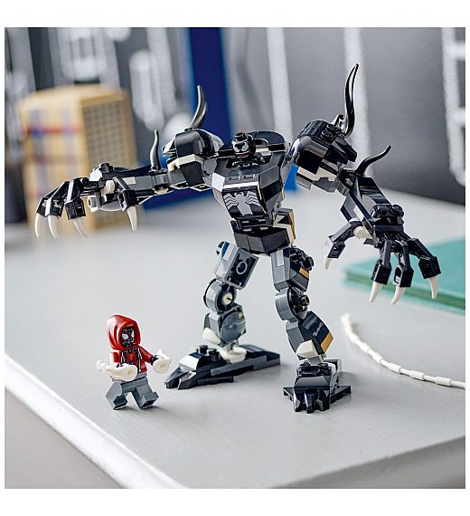 Lego kocke Super Heroes Robotski oklep Venom proti Milesu Moralesu 76276