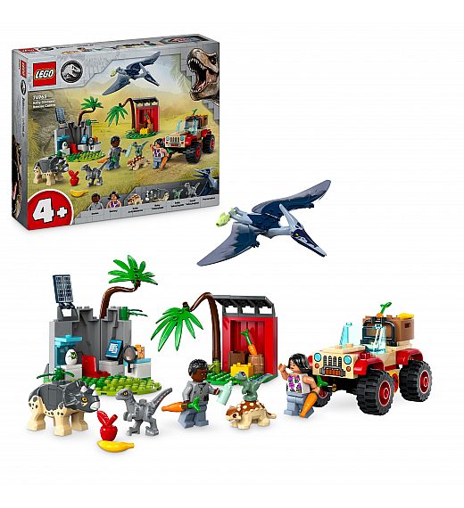 Lego kocke Jurassic World Reševalno središče za dinozavrske mladiče 76963