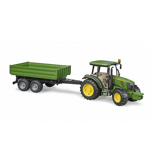 BRUDER traktor John Deere sa kiper prikolico 02108