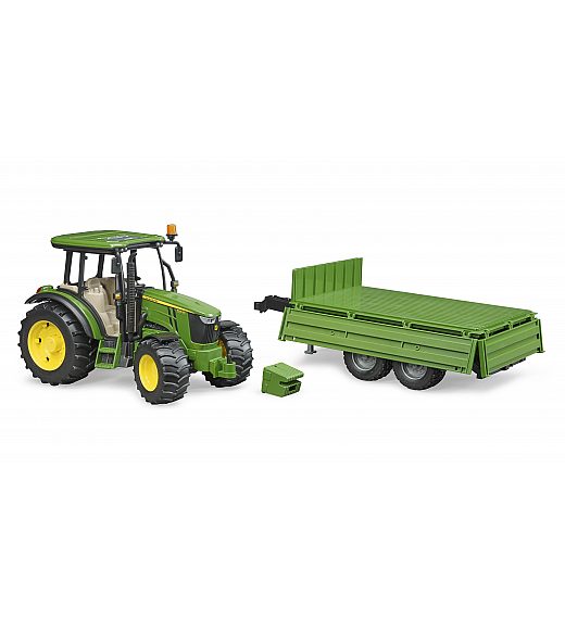 BRUDER traktor John Deere sa kiper prikolico 02108