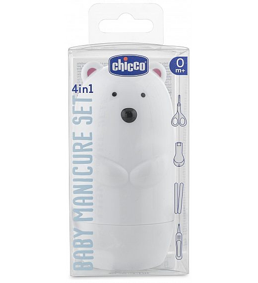 CHICCO komplet za njegu za njegu 4 u 1 medo white