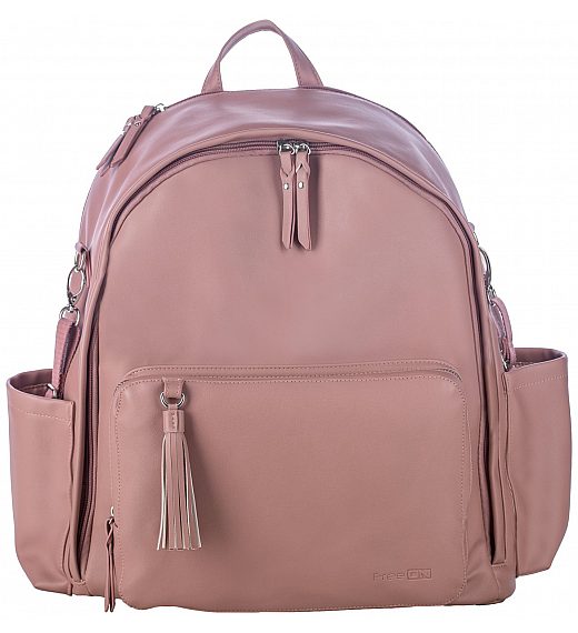 Torba za pripomočke previjalni nahrbtnik Glamour Dusty Pink FreeON