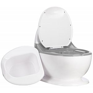 Glasbena kahlica MINI TOILET z zvokom vode white