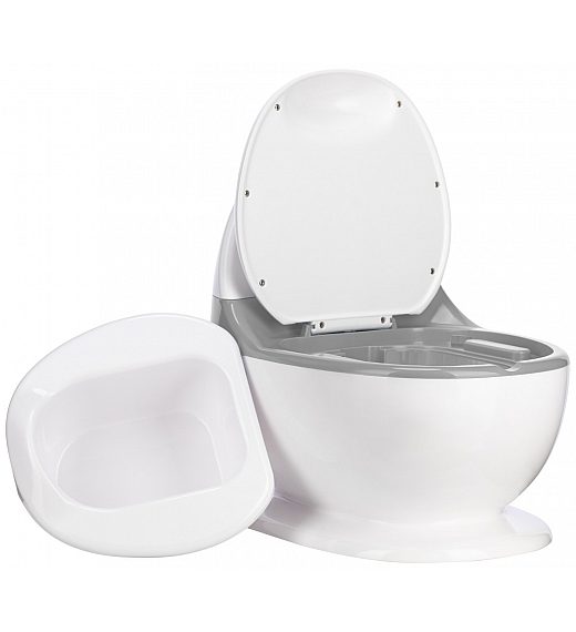 Glasbena kahlica MINI TOILET z zvokom vode white