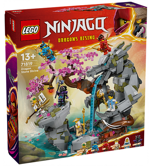 Lego kocke Ninjago Zmajski kamniti oltar 71819