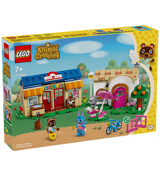 Lego kocke Animal Crossing Nook's Cranny in Rosiejina hiša 77050