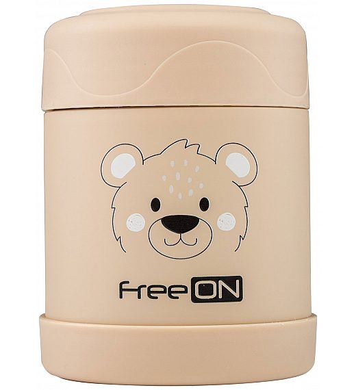 Termo posuda 350 ml medvjedić beige FreeON