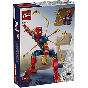 Lego kocke Super Heroes Figura Iron Spider-Mana za slaganje 76298