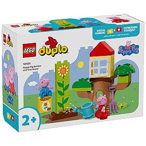 Lego kocke Duplo Pujsa Pepa na vrtu z drevesno hišico 10431