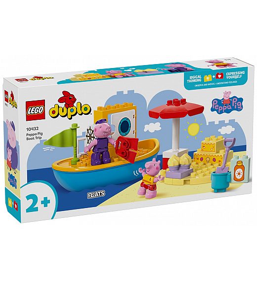 Lego kocke Duplo Pujsa Pepa in potovanje s čolnom 10432 Lego