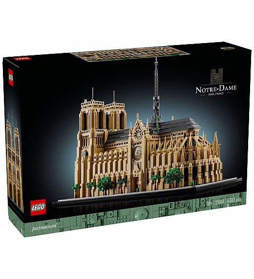 Lego kocke Architecture Notre-Dame v Parizu 21061 Lego