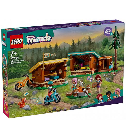 Kocke Friends Udobne koče v Poletnem taboru 42624 Lego