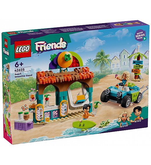 Lego kocke Friends Kiosk s smutiji na plaži 42625 Lego