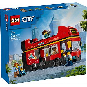 Lego kocke City Crveni turistički autobus na kat 60407