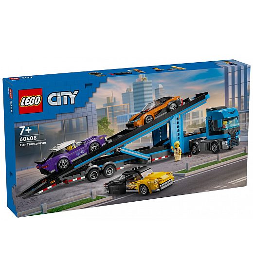 Lego kocke City Transportno vozilo za avtomobile z avtomobili 60408 Lego